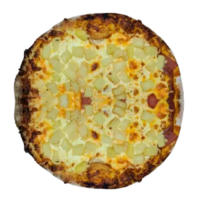 Pizza Grande - Jamón y Piña (Hawaiana) (2 Ing.)