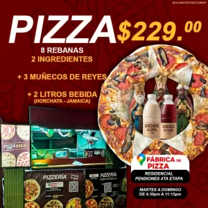 Rosca de Reyes + 3 muñecos + 2 Litros