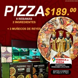 Rosca de Reyes + 3 muñecos
